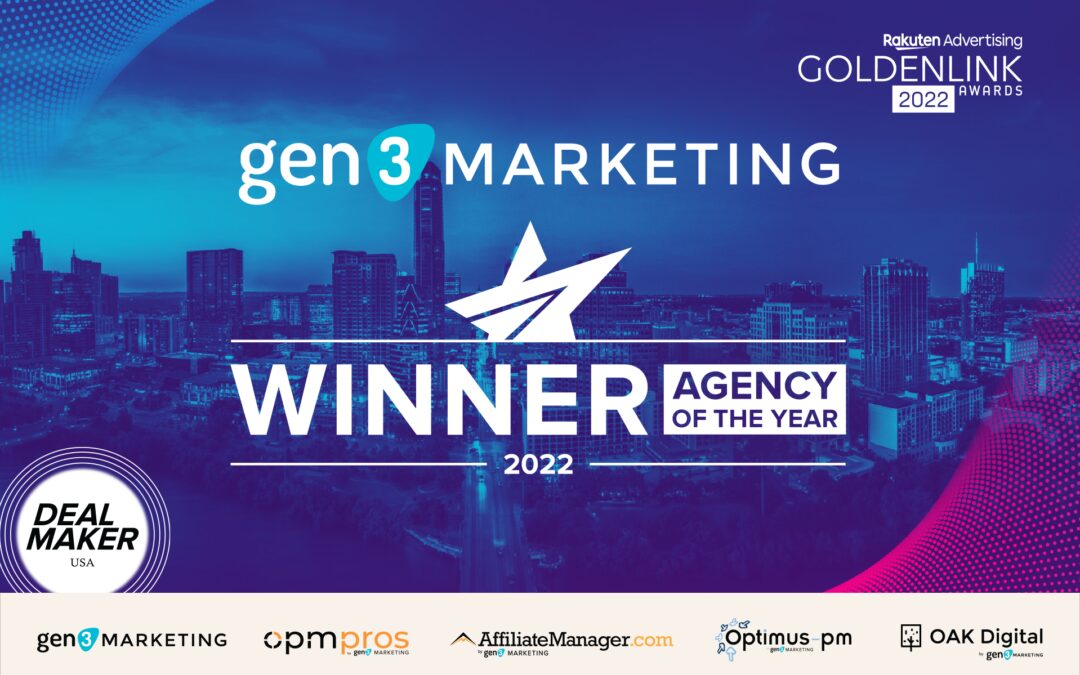 Gen3 Win Agency of the Year