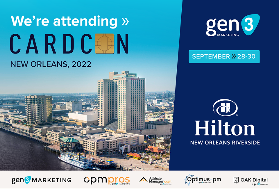 Gen3 Marketing attend CardCon 2022
