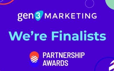 Perfect 10 for Gen3 Marketing as US Partnership Awards Shortlist is announced. 