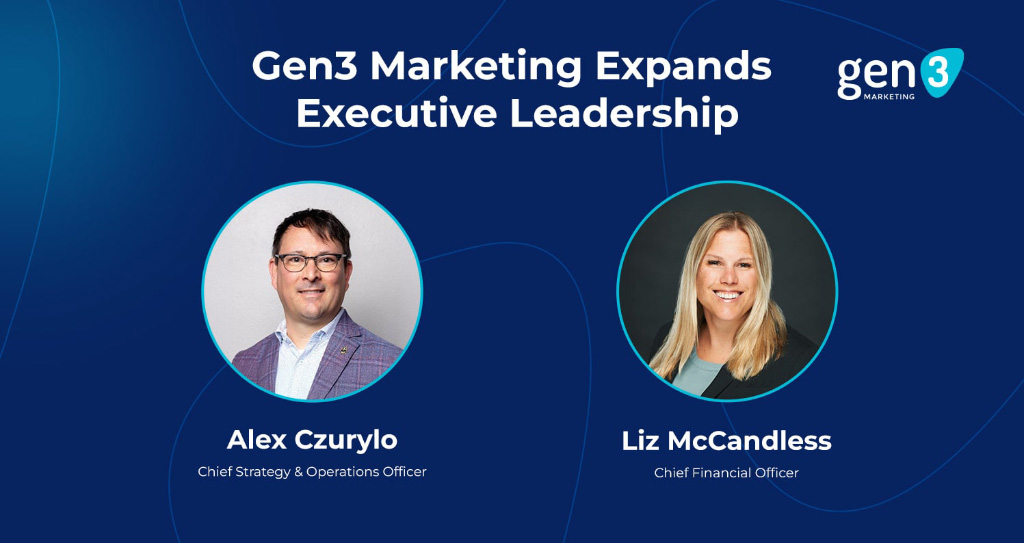 Gen3 Marketing Expands Executive Leadership to Support Continued Growth