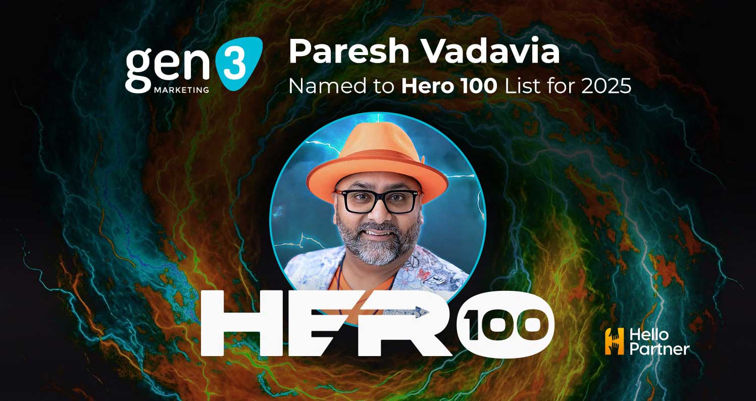 Paresh Vadavia named to Hello Partner’s Hero 100 list for 2025, recognized as 'The Connector' in affiliate marketing